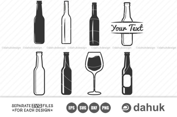 Beer Bottle svg | Beer Bottle Logo | Silhouette Clipart Cuttable Design SVG PNG DXF & eps Designs Online Hot Sale