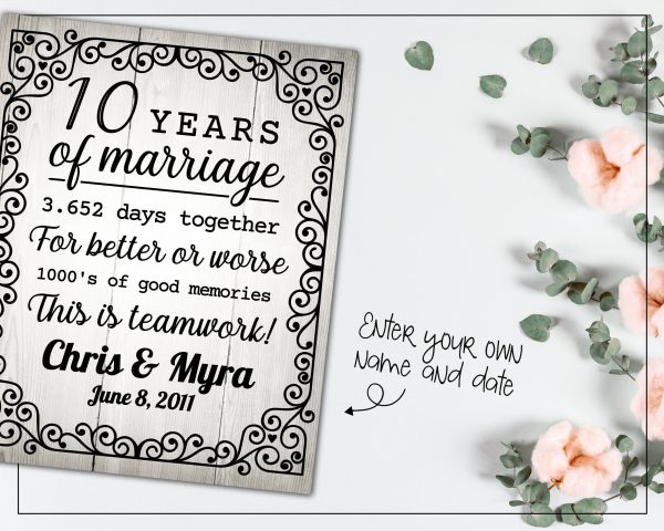 10 years wedding anniversary Fashion