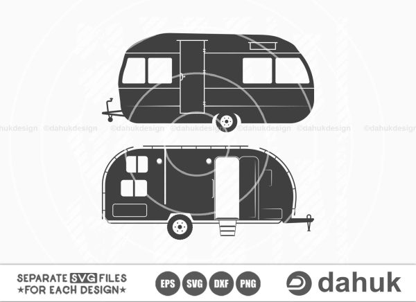 Vintage Camper Van SVG, Camping Vector, Caper svg, Camping car svg, Camp car, Camp car clipart, Camp Sign, Camp Trailer svg, eps, dxf, Png Discount