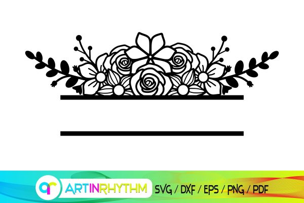 split frame monogram svg, mailbox svg For Cheap
