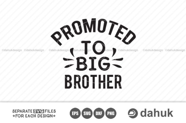 Promoted To Big Brother svg, Little Brother svg, Cricut design space, vinyl cut files Online