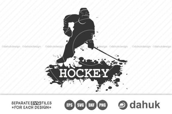 Grunge Ice Hockey Logo | hockey svg bundle | hockey silhouette clipart cuttable design svg png dxf & eps designs Online Hot Sale