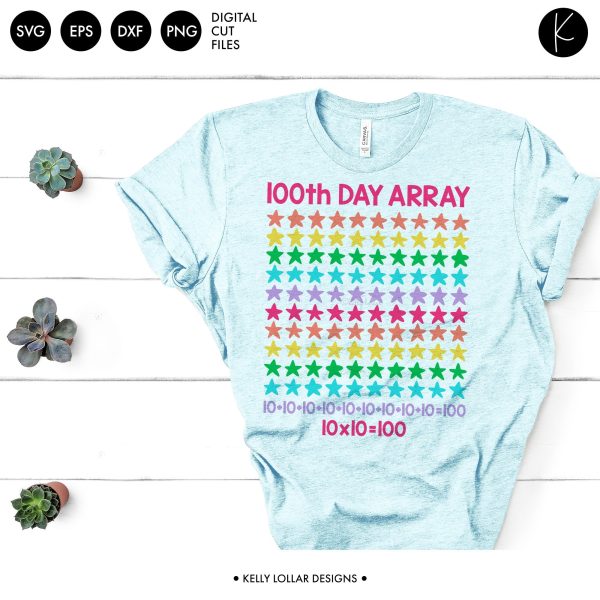 100th Day Math Teacher Array on Sale