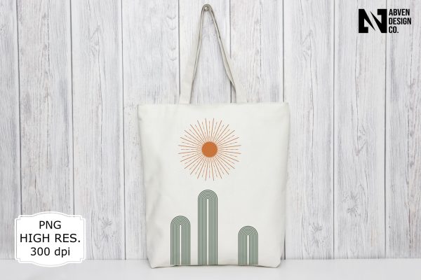 Cactus and the Sun PNG Sublimation Online Sale