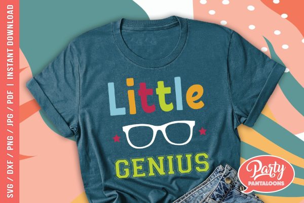 LITTLE GENIUS | kids svg, teacher SVG Fashion