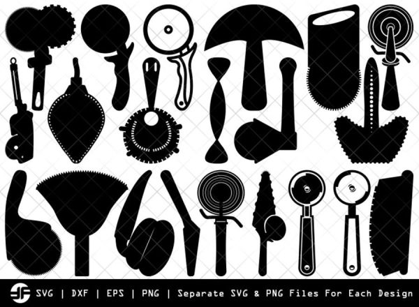 Pizza Cutter SVG Cut File | Circle Knife SVG | Pizza Cutter Silhouette Bundle For Cheap