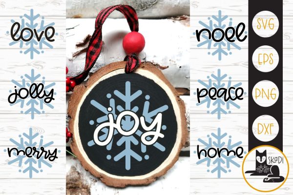 Christmas Snowflake Rounds Bundle SVG Discount