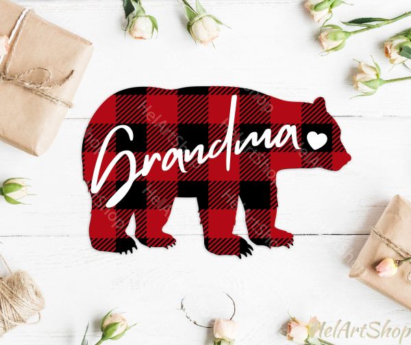 Grandma Bear svg Cheap