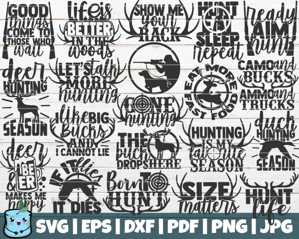 Hunting SVG Bundle For Discount