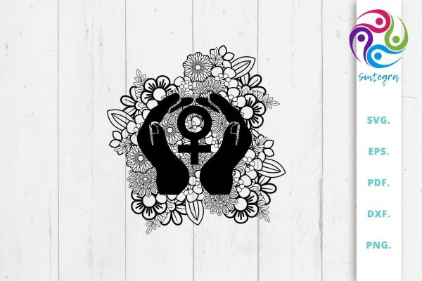 Nourish Femininity Symbol Svg File Supply